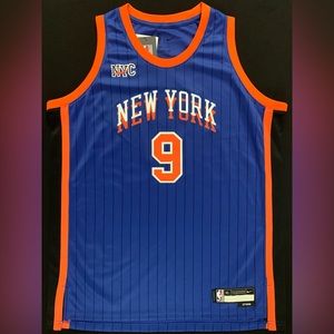 NWT Nike RJ Barrett New York Knicks #9 Blue City Swingman Jersey Youth XL 18-20